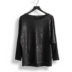 White House Black Market Black Garment snake print size small trendy casual wear